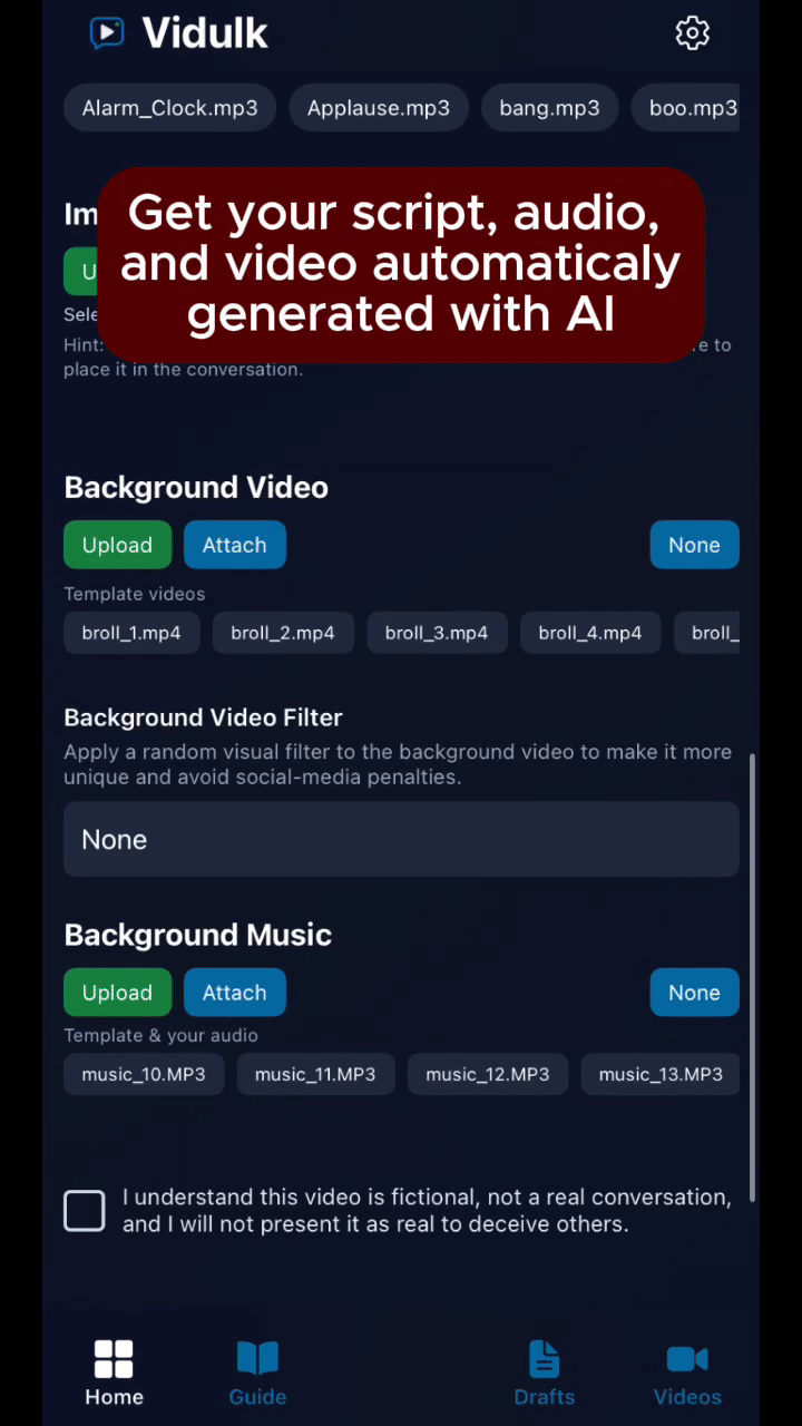 Vidulk — AI Clip Generator & Video Clipping Tool